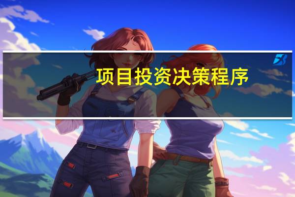 项目投资决策程序