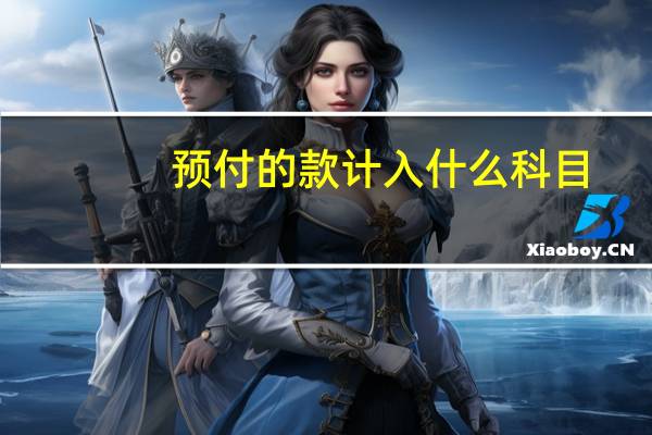 预付的款计入什么科目