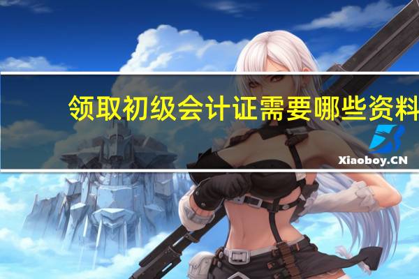 领取初级会计证需要哪些资料