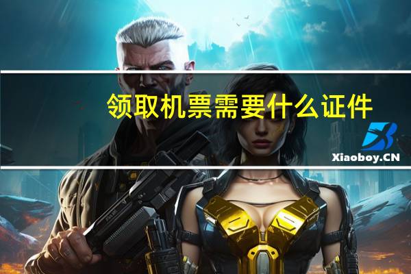 领取机票需要什么证件