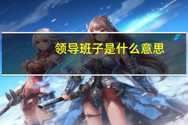 领导班子是什么意思