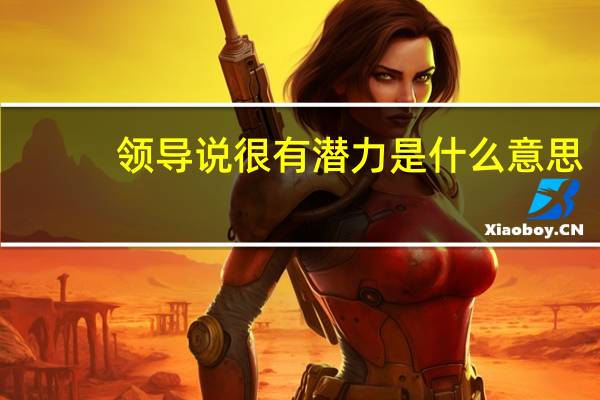 领导说很有潜力是什么意思