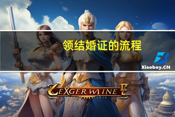 领结婚证的流程