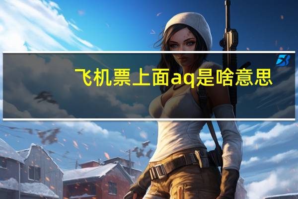 飞机票上面aq是啥意思