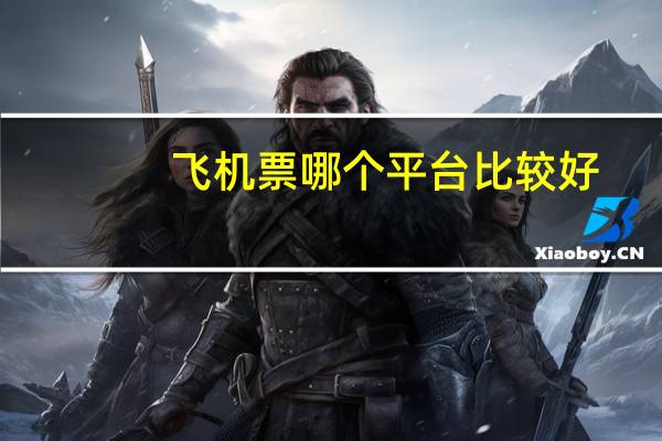 飞机票哪个平台比较好
