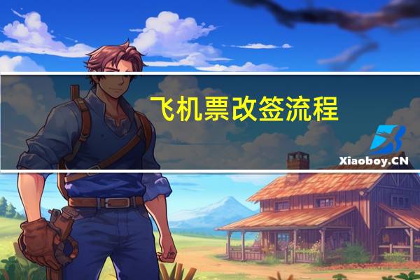 飞机票改签流程
