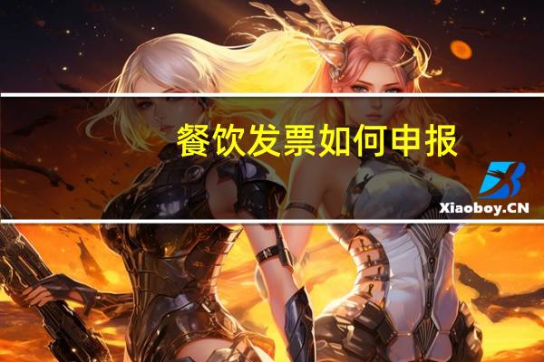 餐饮发票如何申报
