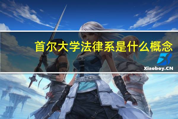 首尔大学法律系是什么概念
