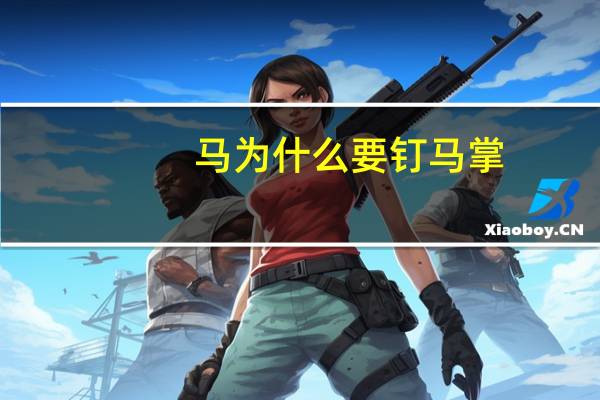 马为什么要钉马掌