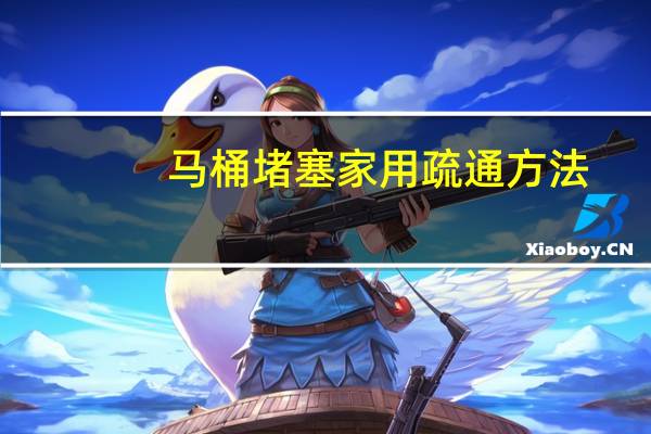 马桶堵塞家用疏通方法