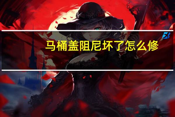 马桶盖阻尼坏了怎么修