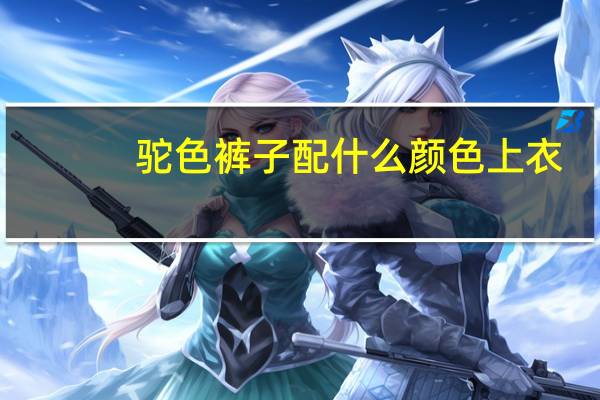 驼色裤子配什么颜色上衣