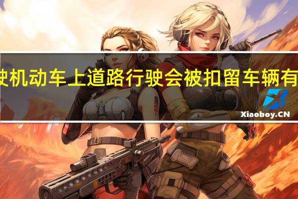 驾驶机动车上道路行驶会被扣留车辆有哪些情形