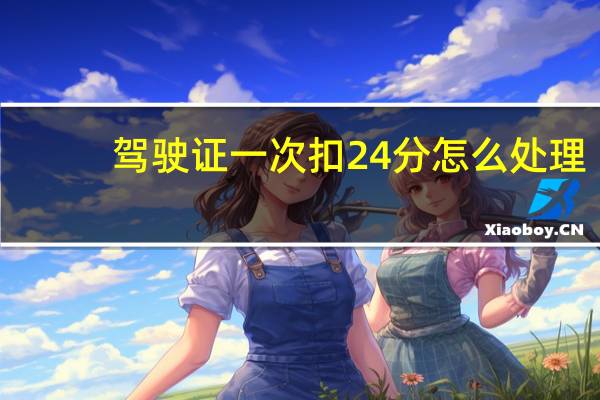 驾驶证一次扣24分怎么处理