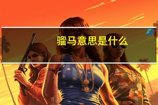 骝马意思是什么