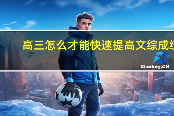 高三怎么才能快速提高文综成绩