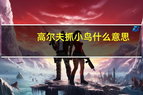 高尔夫抓小鸟什么意思