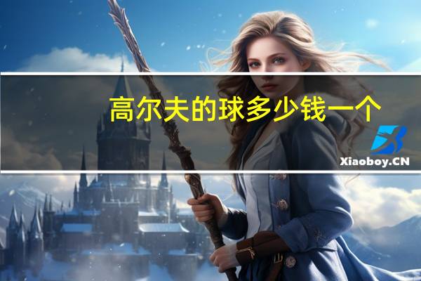 高尔夫的球多少钱一个