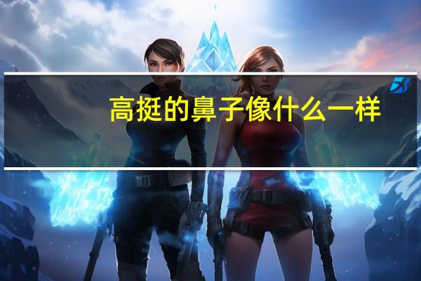 高挺的鼻子像什么一样