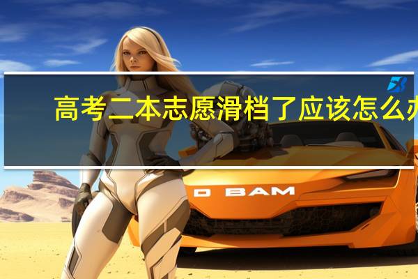 高考二本志愿滑档了应该怎么办