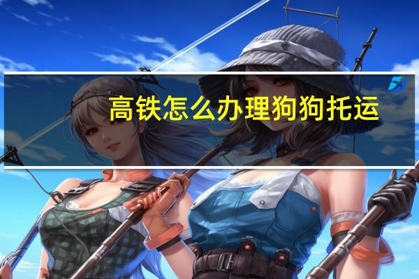 高铁怎么办理狗狗托运
