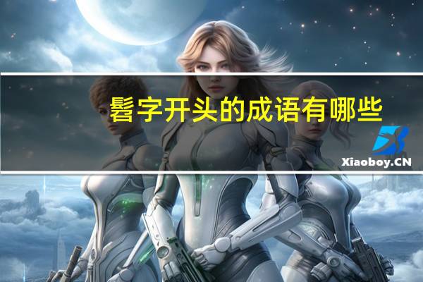 髫字开头的成语有哪些