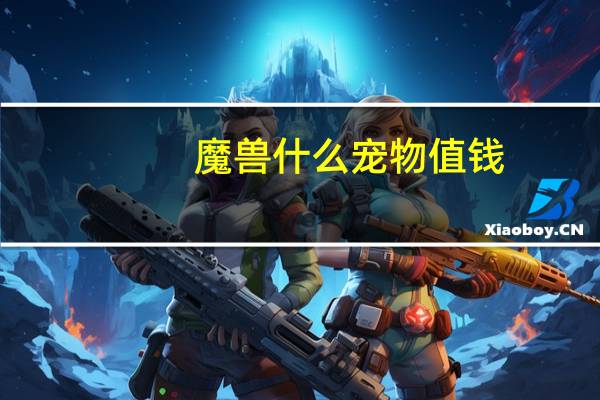 魔兽什么宠物值钱