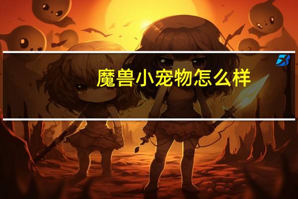 魔兽小宠物怎么样