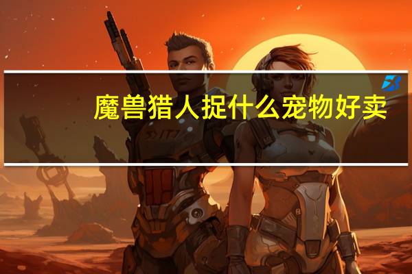 魔兽猎人捉什么宠物好卖