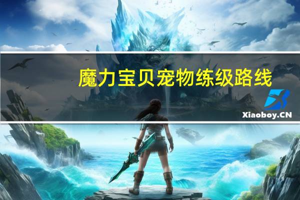 魔力宝贝宠物练级路线