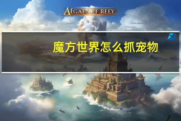 魔方世界怎么抓宠物