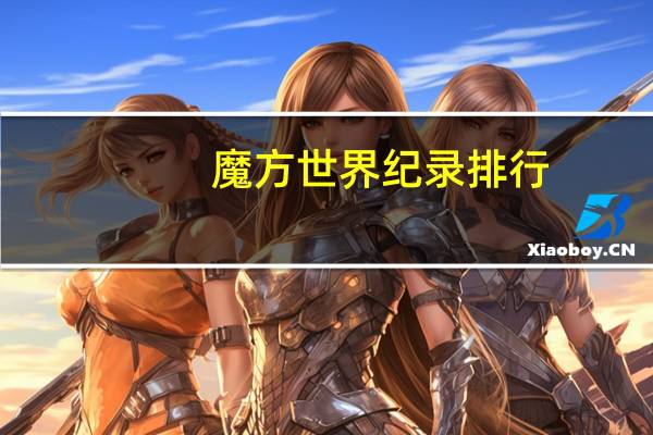魔方世界纪录排行