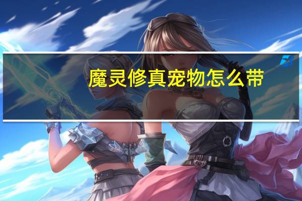 魔灵修真宠物怎么带