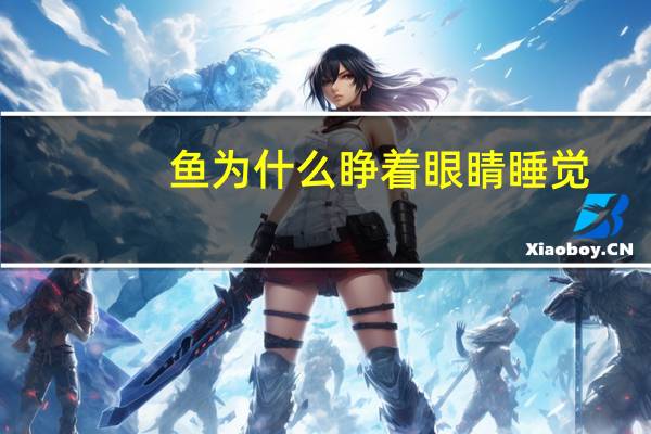 鱼为什么睁着眼睛睡觉