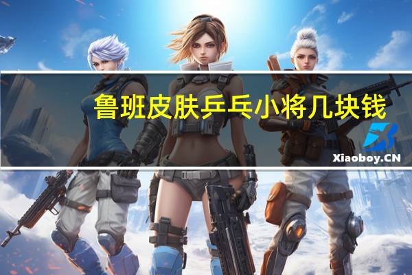 鲁班皮肤乒乓小将几块钱