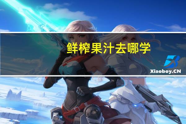 鲜榨果汁去哪学