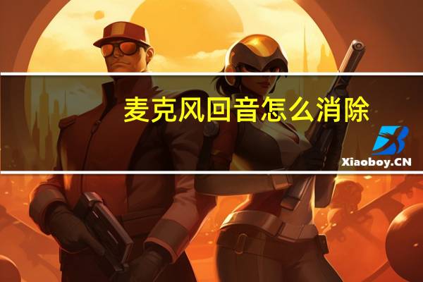 麦克风回音怎么消除