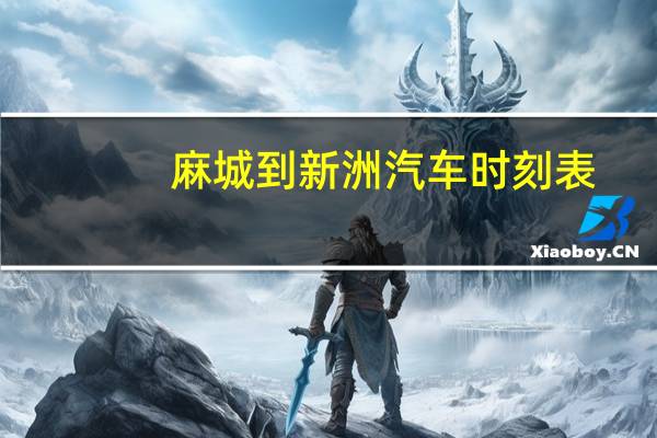 麻城到新洲汽车时刻表