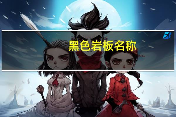 黑色岩板名称