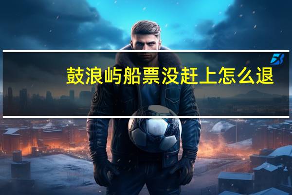 鼓浪屿船票没赶上怎么退