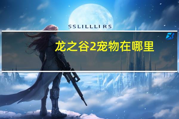 龙之谷2宠物在哪里