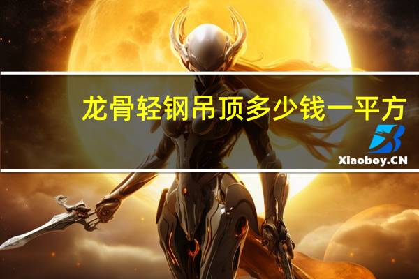 龙骨轻钢吊顶多少钱一平方