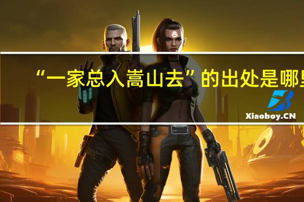 “一家总入嵩山去”的出处是哪里