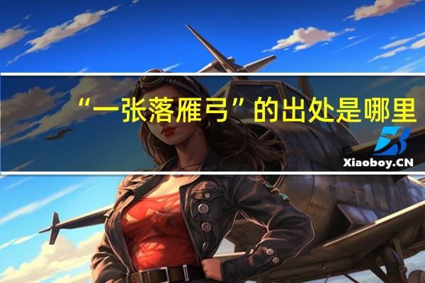 “一张落雁弓”的出处是哪里