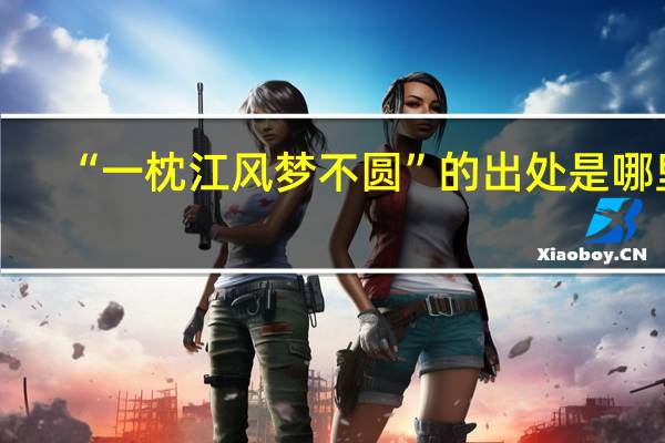 “一枕江风梦不圆”的出处是哪里