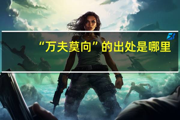 “万夫莫向”的出处是哪里