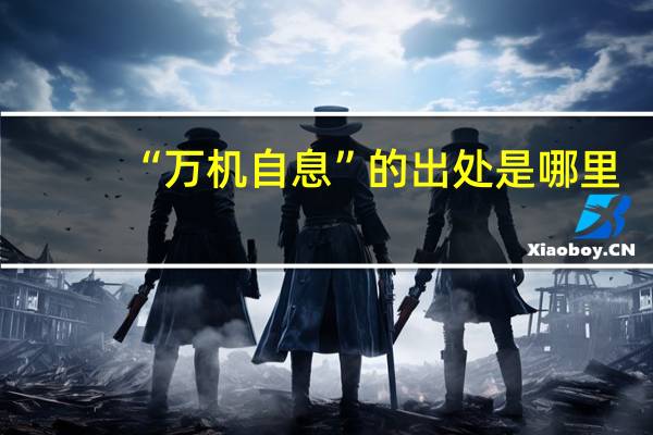 “万机自息”的出处是哪里