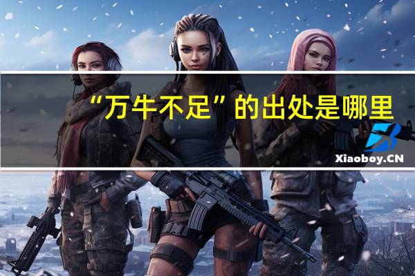 “万牛不足”的出处是哪里