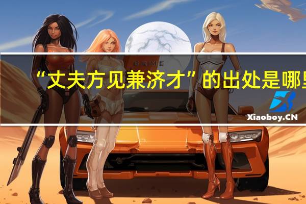 “丈夫方见兼济才”的出处是哪里