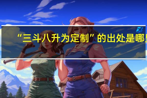 “三斗八升为定制”的出处是哪里